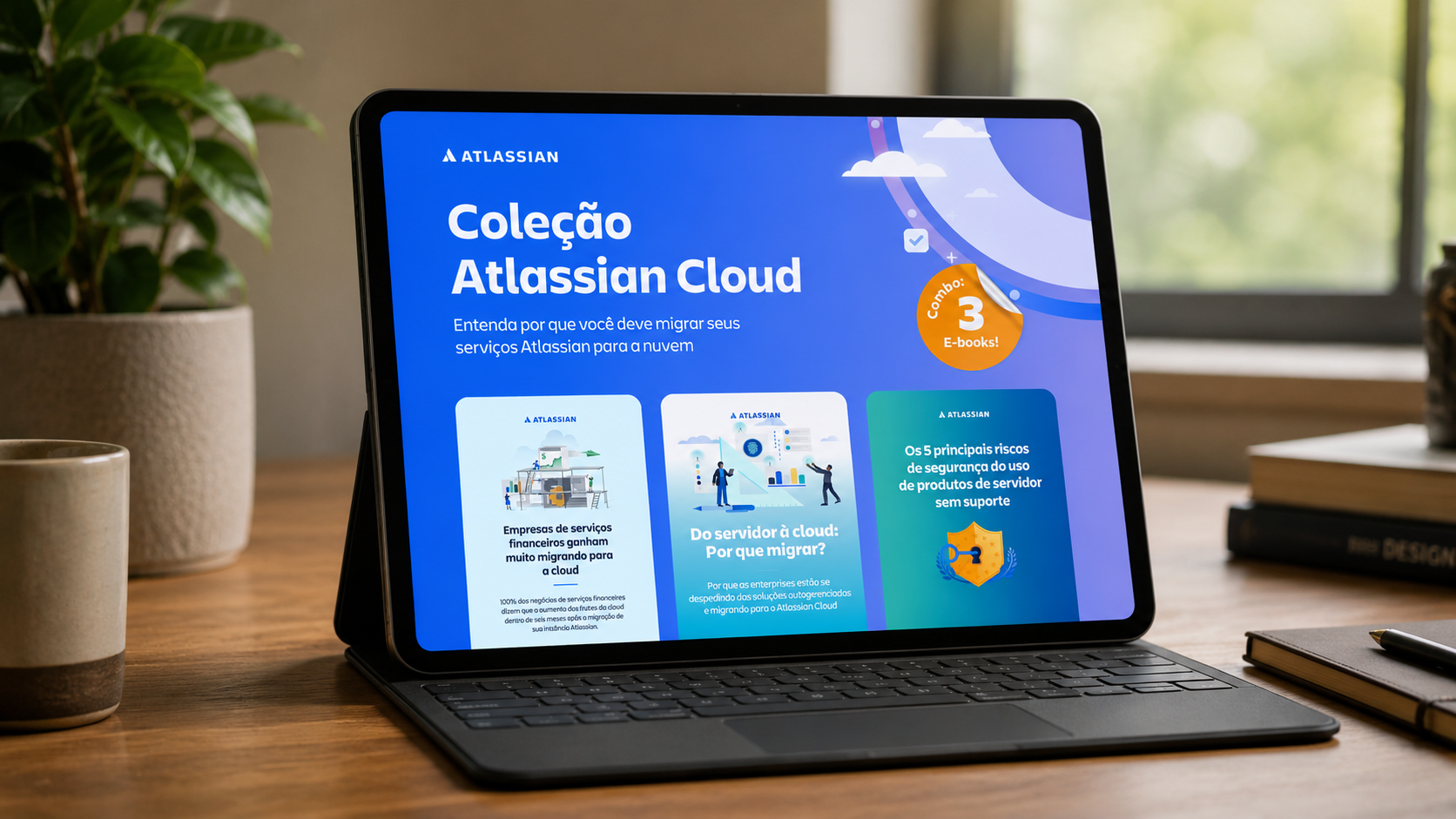 Narrativa visual para performance B2B — case Atlassian