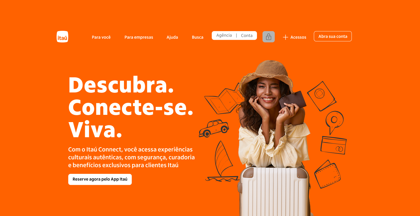 UX e estratégia para o Itaú Connect — case UX/UI